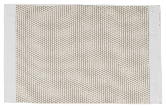 Mette Ditmer Bademåtte - Grid 50 x 80 cm Sand/Off White