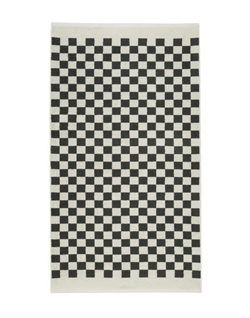 Marc O'Polo Gæstehåndklæde - Checker 30 x 50 cm Anthracite